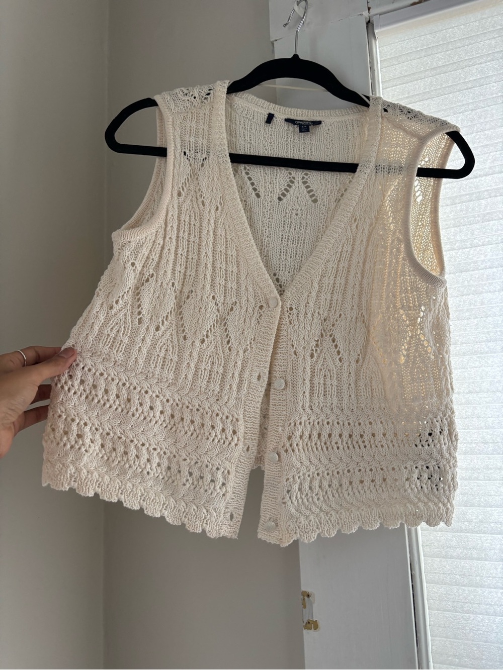 Buffalo crochet vest/coverup